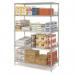 Slingsby chrome wire shelving system add-on bay - 5 shelf levels, height 1895mm 309642