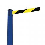 Tensabarrier® Advance retractable belt barrier system - standard 50mm web post - Coloured post 309809