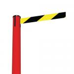 Tensabarrier Advance retractable belt barrier system - standard 50mm web post - Coloured post 309814