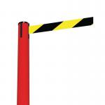 Tensabarrier® Advance retractable belt barrier system - standard 50mm web post - Coloured post 309814