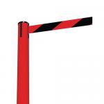 Tensabarrier Advance retractable belt barrier system - standard 50mm web post - Coloured post 309815