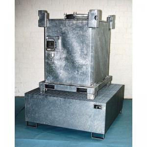Steel IBC sump pallets - Choice of painted or Galvanised - Single IBC