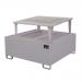 Steel IBC sump pallets - Galvanised - Single IBC - Raised grid 310322