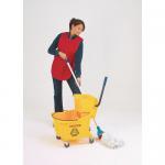 Mop Trolley, Single Colour Yellow