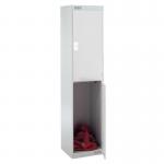 Locker 2 Door 1800 X 300 X 300- l Grey Door 310421