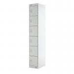 Locker Six Door 1800 X 300 X 300- L. Grey Door 310439