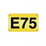 Aisle Marker 95 X 160 mm Yellow Pack of 1 310712