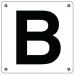 Aisle Marker 600 X 600 mm White - Cw 1 Character 450 mm 310718