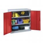 Locker Tool Double Door 984 X 915 X 505 Mm-grey & Dark Red 310830