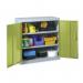 Locker Tool Double Door 984 X 915 X 505 Mm-grey & Green 310832