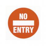 Floor Graphic Markers No Entry 430 mm Dia 311291