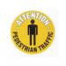 Floor Graphic Markers Pedestrian Traffic 430 mm Dia 311295
