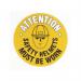 Floor Graphic Markers Safety Helmets 430 mm Dia 311299