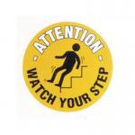 Floor Graphic Markers Watch Your Step 430 mm Dia 311304