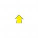 Warehouse Floor Signals Pack of 100 Arrow Shape 90 mm Dia yellow 311305