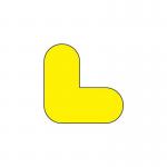 Warehouse Floor Signals Pack of 10 l Shape 200 X 200 mm yellow 311306