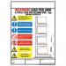 Weight Load Notice Cantilever Racking 356 X 254 mm 311489