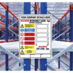 Weight Load Notice Pallet Racking 446 X 325 311492
