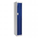 1 Door Perforated Locker - 1800 H X 300 W X 450 D mm -cam Lock - Door Colour Blue 311699