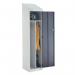 Locker Sloping Top Clean Dirty 1950 X 450 X 450 Dark Grey Doors 311862