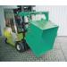 Stackable forklift tipping skips, colour green 311928