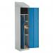 Locker Sloping Top Nurses 1950 X 450 X 450 L.greyblue Door 311955