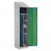 Locker Sloping Top Nurses 1950 X 450 X 450 L.greygreen Door 311956