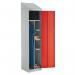 Locker Sloping Top Nurses 1950 X 450 X 450 L.greyred Door 311958