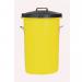 Coloured round plastic storage bins 311970