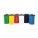 Coloured round plastic storage bins 311970