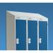 Coloured Door Lockers - Sloping Top 312051