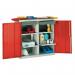 Tool Cupboards - Double Door, Dark Grey with 2 Drawers & 4 Shelves 312149