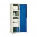 Single & double door utility cupboards Single door, 4 shelves - choice of four colours 312200