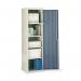 Single & double door utility cupboards Single door, 4 shelves - choice of four colours 312201