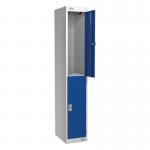 Locker Two Door 1800 X 300 X 450- Blue Door 312267