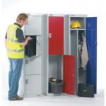 Locker Lge Utility Yellow door Four Door 1800 X 450 X 450 312295