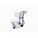 Premium small distribution mailroom trolley 312592