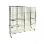 Locker - Wire Mesh Personaleffect-16 Comps No Doors D:305 312618