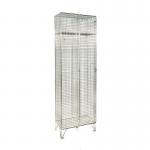 Locker - Wire Mesh 1 Door nest of 2 D:457 mm 312646