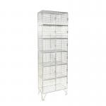 Locker - Wire Mesh 6 Door nest of 2 D:305 mm 312661