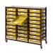 Premium mobile tray storage racks - A4 size trays 9 shallow traysper column in 2 or 3 cloumn units 313039