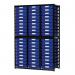 Premium static tray storage racks, with 30 blue A4 size trays 313040