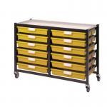 Premium mobile tray storage racks - A3 size trays 313065