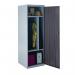 Locker Large Capacity Uniform 4 Internal Compartments, d.grey 313289
