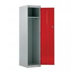 Locker Large Capacity Uniform 4 Internal Compartments, Red 313291