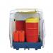 Polyethylene sump pallets with covers - Four drum capacity 313476