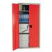 Steel workplace cupboards with coloured doors - Choice of five sizes in 5 colours 313562