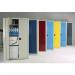 Steel workplace cupboards with coloured doors - Choice of five sizes in 5 colours 313571