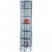 Locker - Coloured Wire Mesh standard 1 Comp. + Doors Grey 313710