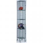 Locker - Coloured Wire Mesh standard 1 Comp. + Doors Green 313711